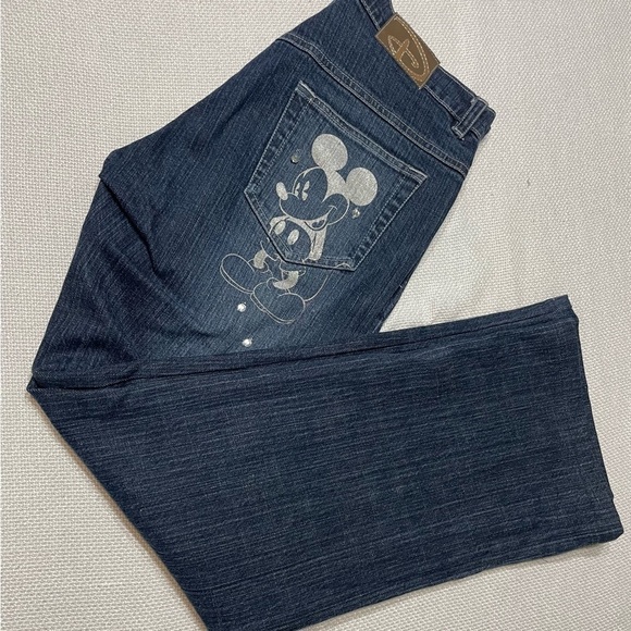 Disney Denim - Disney Store Mickey and Minnie jeans